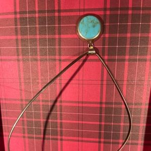 Turquoise & silver choker!